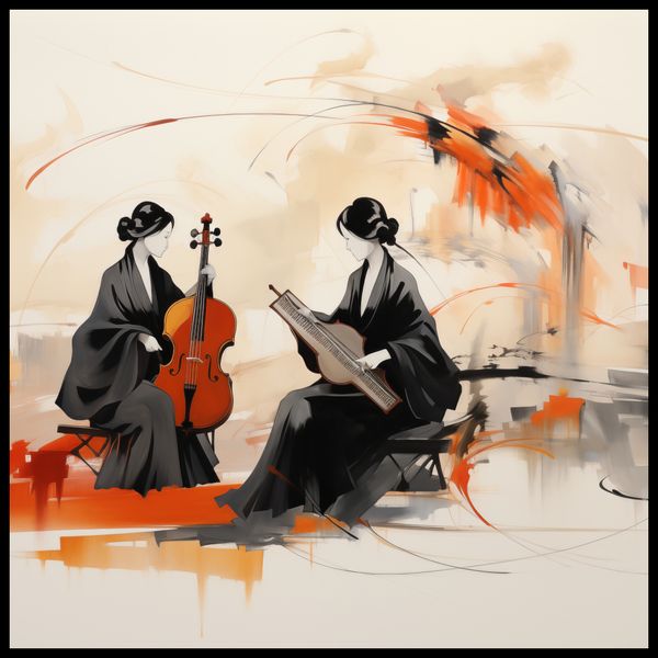 Plakat 100x100cm Harmonia Ciszy zdjęcie 2