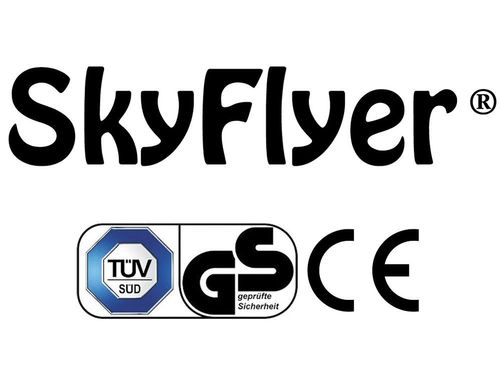 Trampolina ogrodowa SKYFLYER RING 2w1 304cm 10FT na Arena.pl