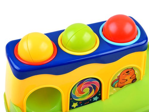 KOLOROWY WBIJAK Z PIŁKAMI GRA DLA MALUCHA na Arena.pl