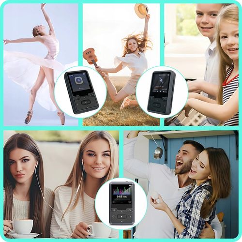 Odtwarzacz MP3 Bluetooth Przenośny 32GB Muzyka Radio fm Krokomierz na Arena.pl