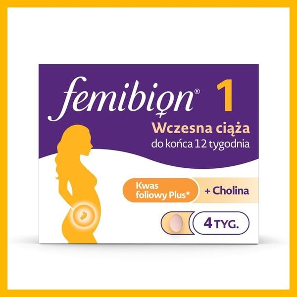 Femibion 1 Wczesna Ciąża 28 tabletek zdjęcie 8