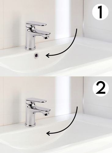 Korek umywalkowy klik klak automatyczny bez przelewu srebrny chrom YOKA na Arena.pl