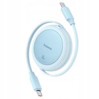 2 x Kabel USB-C Baseus Free2Pull Mini 60W Szybkie Ładowanie DO USB-C Niebie