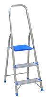 drabina aluminiowa wolnostojąca 130cm 2 stopnie + podest - dr1102