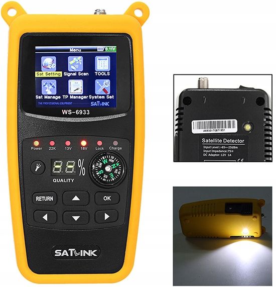 MIERNIK SATELITARNY WS-6933 DVB-S DVB-S2 Satlink zdjęcie 12