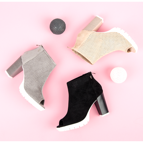 Ażurowe Botki Open Toe r.35 na Arena.pl