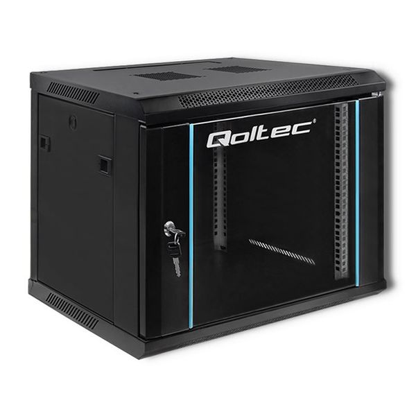 Qoltec Szafa RACK 19" | 9U | 600*501 zdjęcie 1
