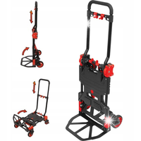 WÓZEK SKŁADANY MAGAZYNOWY TRANSPORTOWY PLATFORMOWY 2W1 137KG