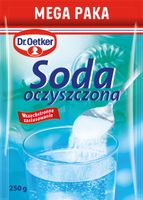 Dr.Oetker SODA OCZYSZCZONA 250g 0,25G MEGA PACZKA duża SPOŻYWCZA KUCHENNA