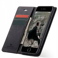 ETUI Z KLAPKĄ DO IPHONE 6 / 6S SKÓRZANE PORTFEL POKROWIEC ZAMYKANE + SZKŁO