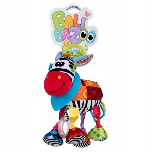 Zawieszka do wózka sensoryczna kontrastowa grzechotka Osioł Dave Dumel na Arena.pl