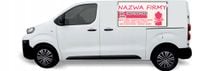 Naklejka Folia na samochód auto reklamowa USŁUGI KRAWIECKIE