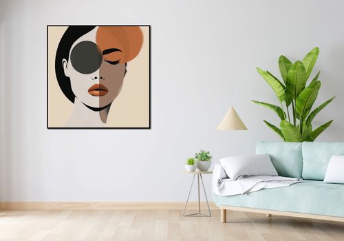 Plakat 100x100cm Dwie Strony Piękna na Arena.pl