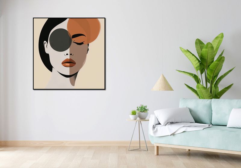 Plakat 100x100cm Dwie Strony Piękna zdjęcie 4