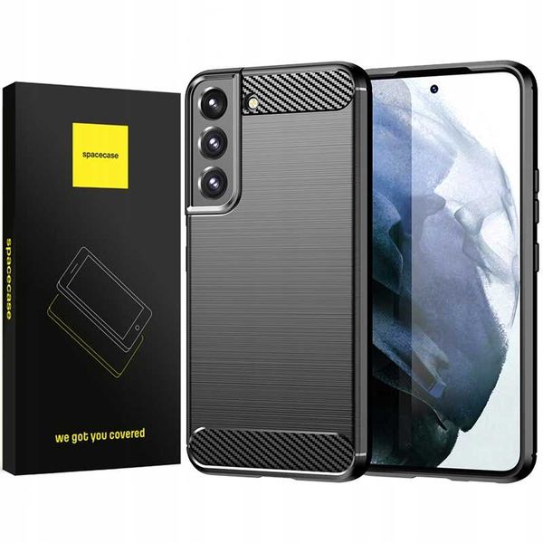Spacecase Carbon Galaxy S23+ Black zdjęcie 9