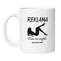 KUBEK „REKLAMA CZAS NA SZYBKI NUMEREK”