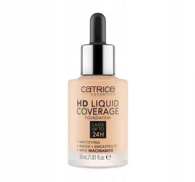 CATRICE HD Coverage podkład 010 Light Beige podkład do twarzy 30 ml zdjęcie 2