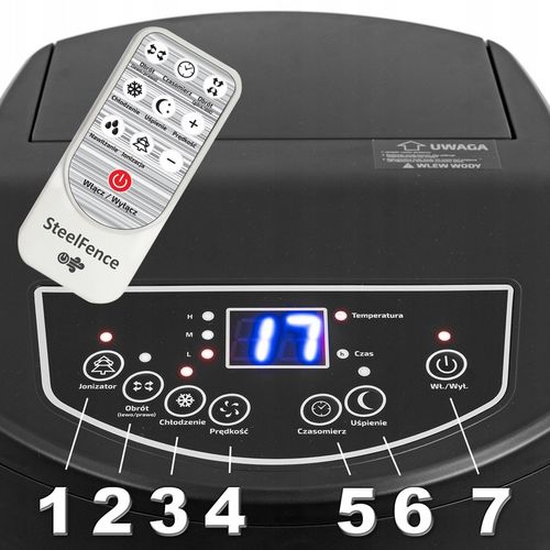 KLIMATOR KLIMATYZER WODNY PRZENOŚNY 12L JONIZACJA PILOT 5w1 PREMIUM na Arena.pl