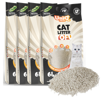 UNIQ PETS zwirek tofu naturalny ekologiczny biodegradowalny 4x2,5kg