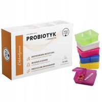 PROBIOTYK ODCHUDZANIE Prebiotyk ŻYWE PROBIOTYKI Aura Care 30 kaps. + GRATIS