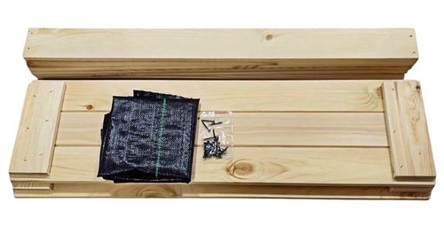 WARZYWNIAK SKRZYNIA NA WARZYWA INSPEKT DREWNIANY 100x100x27 cm WYSOKI na Arena.pl