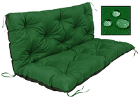 Poduszka PODUCHA 150x60x50cm na ławkę ogrodową huśtawkę WODOODPORNA zielony