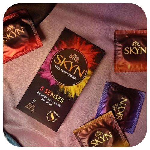 SKYN SENSES mix prezerwatywy potęgujące orgazm z wypustkami 10 szt. zdjęcie 4