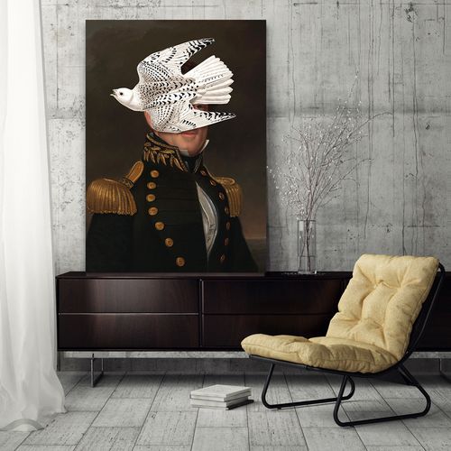 Obraz na płótnie portret pop art generał 80x120 cm na Arena.pl