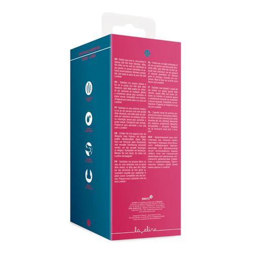 Non-Phallic Vibrating Dildo - Large - Raspberry Red na Arena.pl