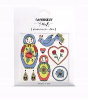 Paperself tatuaż wodny tymczasowy Russian Doll