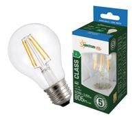 Żarówka LED COG GLS E27 3,8W zimna barwa przeźroczysta klasa energetyczna A