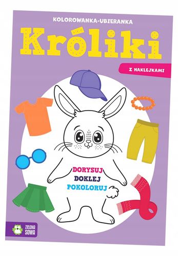 kolorowanka-ubieranka. króliki 8467 na Arena.pl