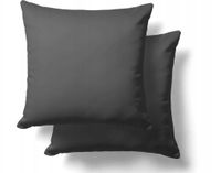 Poszewka na poduszkę Emma Essentials 65x65 cm Antracyt - ZESTAW 2 SZTUK