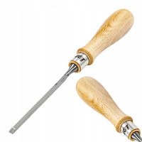 Dłuto ręczne PŁASKIE STOLARSKIE DO DREWNA 6 mm z drewna grabowego MOCNE