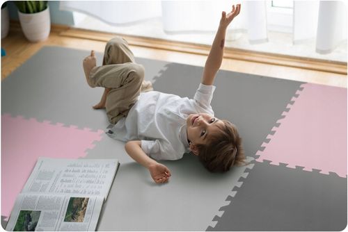 MATA PIANKOWA EVA PUZZLE EDUKACYJNA MIĘKKA DLA DZIECI 180x180cm RICOKIDS na Arena.pl