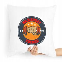 Prezent Poduszka Dla Trenera Najlepszy Trener Z Nadrukiem Ze Zdjęciem