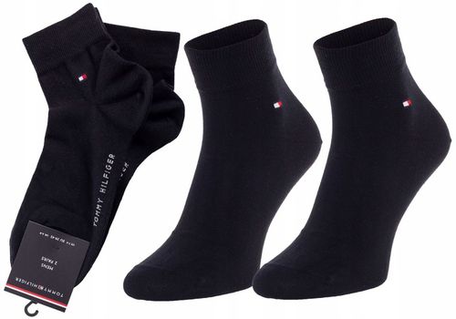 TOMMY HILFIGER SKARPETKI SKAPRETY STOPKI BAWEŁNIANE BAWEŁNA 2P. Roz: 39-42 na Arena.pl