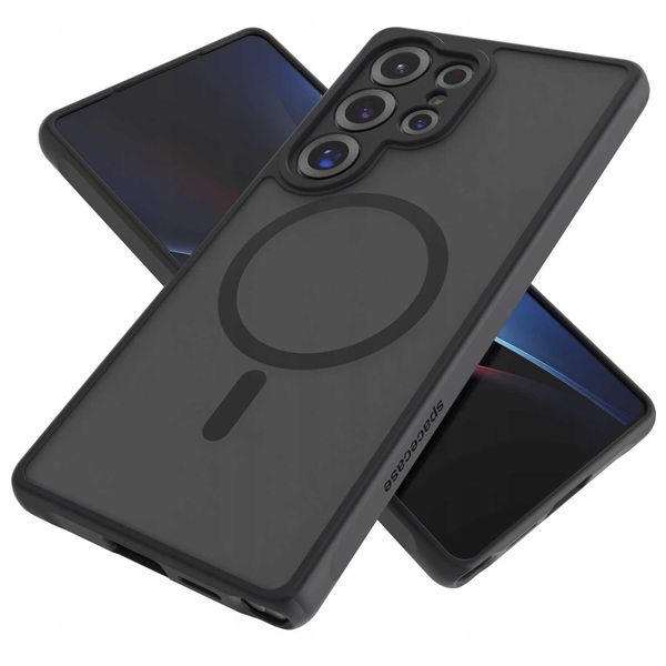 Spacecase Hybrid Mag Galaxy S25 Ultra Black zdjęcie 4