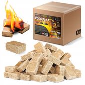 Ekologiczna PODPAŁKA do kominka KOSTKI HeatFire Rozpałka KOMINEK Grilla 3kg