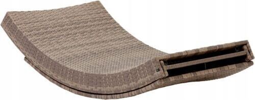 Leżak Ogrodowy Składany RATTANOWY z Poduszką na Arena.pl