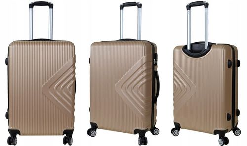 ŚREDNIA WALIZKA SUNBAG - MODEL APUS 8082 Z POSZERZENIEM pojemność 80 LITRÓW na Arena.pl