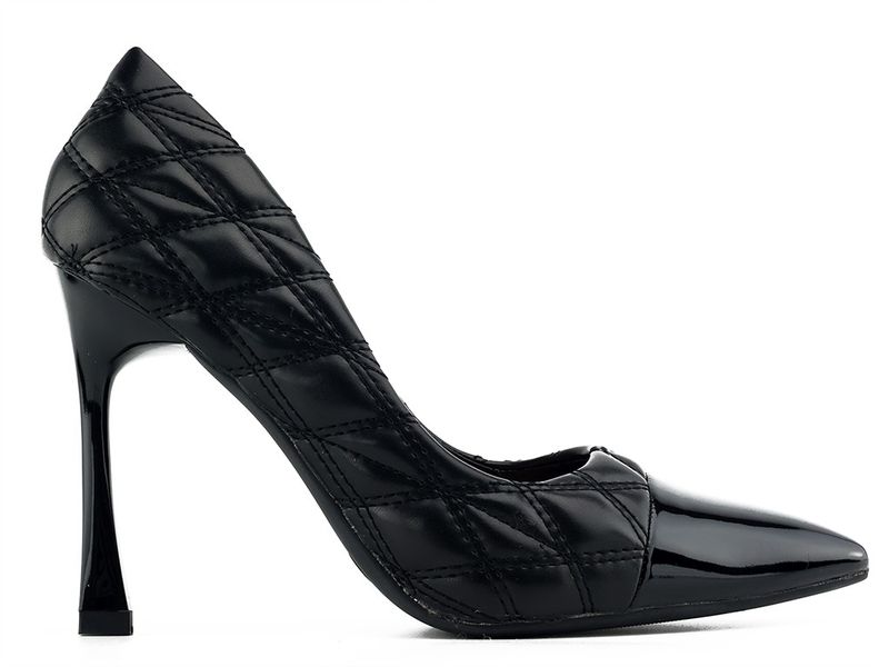 Czarne matowe szpilki damskie 40 zdjęcie 1