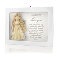 Anioł Stróż Modlitwa Imię Pamiątka Chrztu Świętego dla Chłopca Dziewczynki