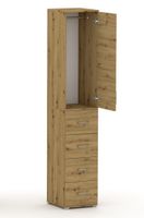 Szafa na ubrania z drążkiem Pola 215 - 4 szuflady 40-50 cm Artisan