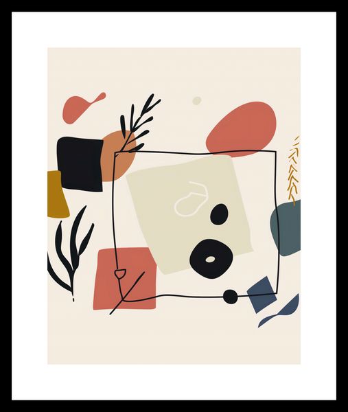 Plakat 40x50cm Abstrakcyjny Dialog zdjęcie 3