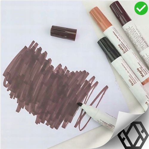 ZESTAW NAPRAWCZY MARKERY DO RYS NAPRAWY PANELI MEBLI DRZWI + WOSK na Arena.pl