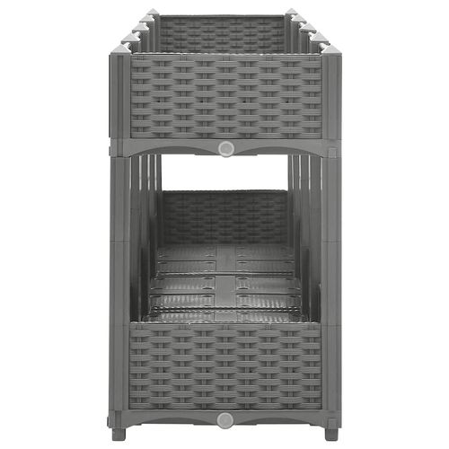 Donica do podwyższonej rabaty, 160x40x71 cm, polipropylen na Arena.pl