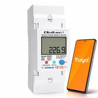 Qoltec Licznik energii DIN Wi-Fi TUYA 230V 60A