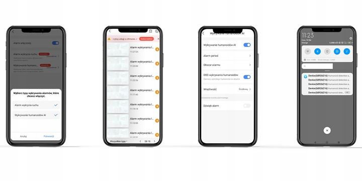 KAMERA OBROTOWA WIFI ZEWNĘTRZNA 2xOBIEKTYW 2+2MP 2W1 ZOOM 2K DETEKCJA BLOW zdjęcie 8