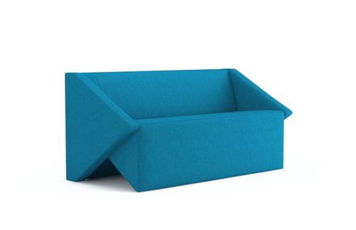 Sofa Linara 128cm niebieska  D2 na Arena.pl